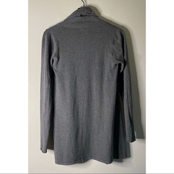 Dreamers Open Front Gray Long Sleeve Cozy Cardigan - Picture 2 of 5